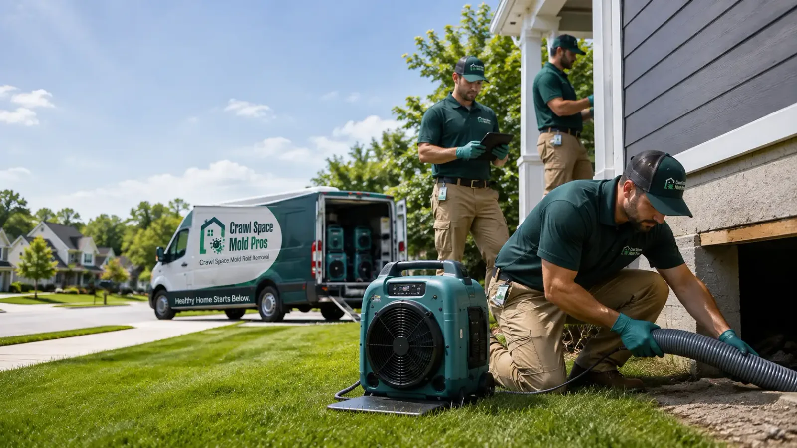 Crawl Space Mold Removal in Kensington, MD